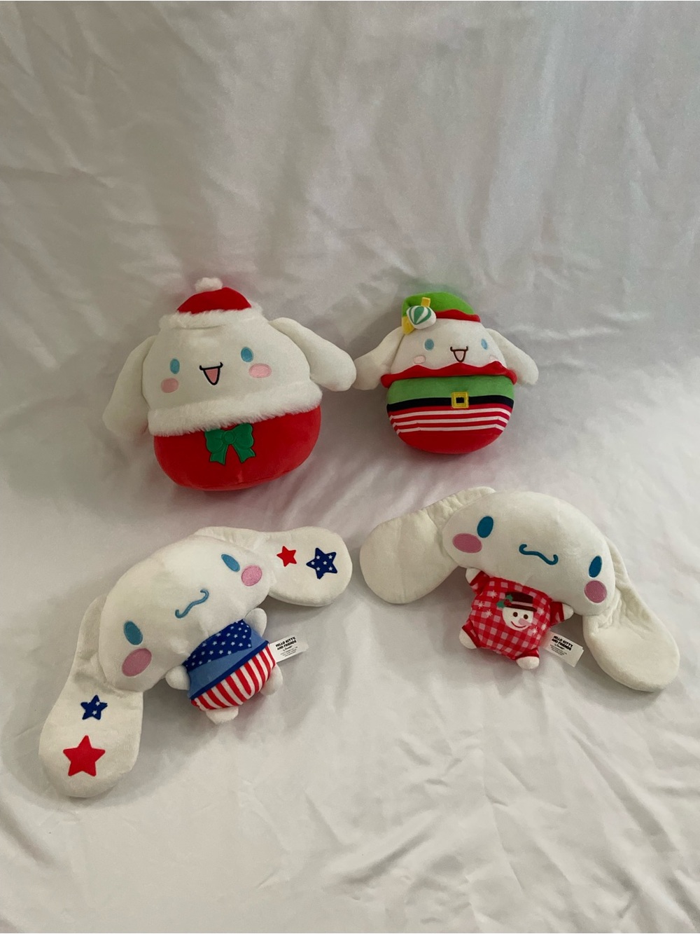 Sanrio Cinnamoroll Holiday Plush Set - White and Red